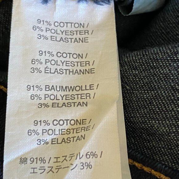 J Crew Womens Matchstick Jeans Size 27 Dark Wash E0079 Cotton Blend Stretch - Picture 8 of 12